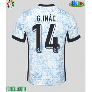 Portugal Goncalo Inacio #14 Bortatröja EM 2024 Kortärmad